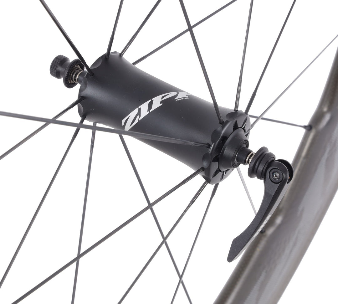 Zipp 858 NSW Carbon Clincher Road Wheelset Shimano 11 Spd 700c Rim Brake QR Race