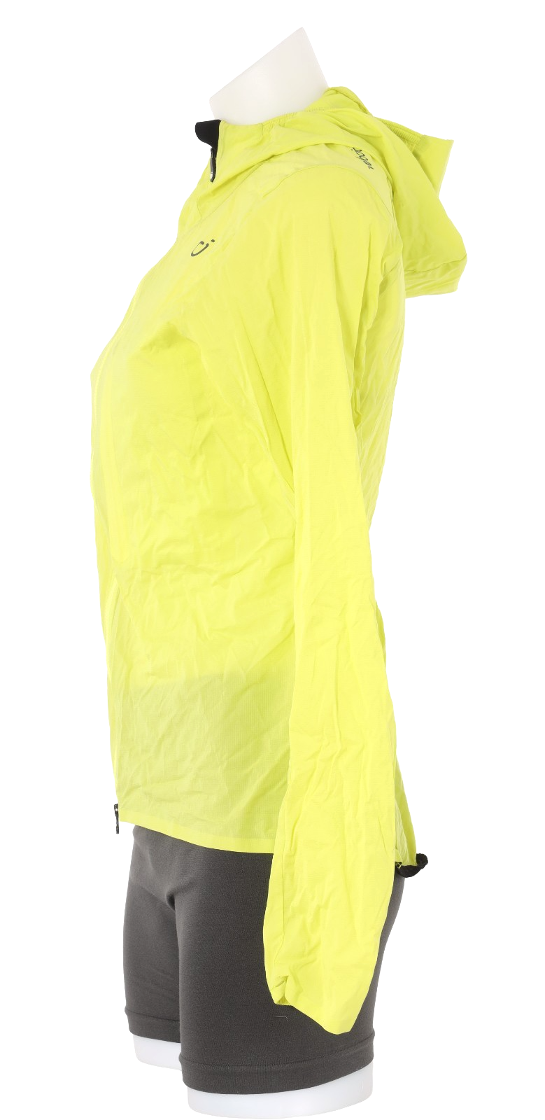Velocio Ultralight Hooded Cycling Jacket Women XS Neon Yellow Road Bike MTB