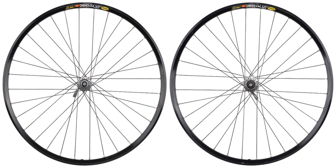Mavic X717 Disc 26" XTR M965 Alloy Clincher Mtn Bike Wheelset Shimano 9/10 Sp QR