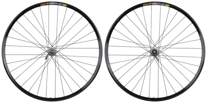 Mavic X717 Disc 26" XTR M965 Alloy Clincher Mtn Bike Wheelset Shimano 9/10 Sp QR