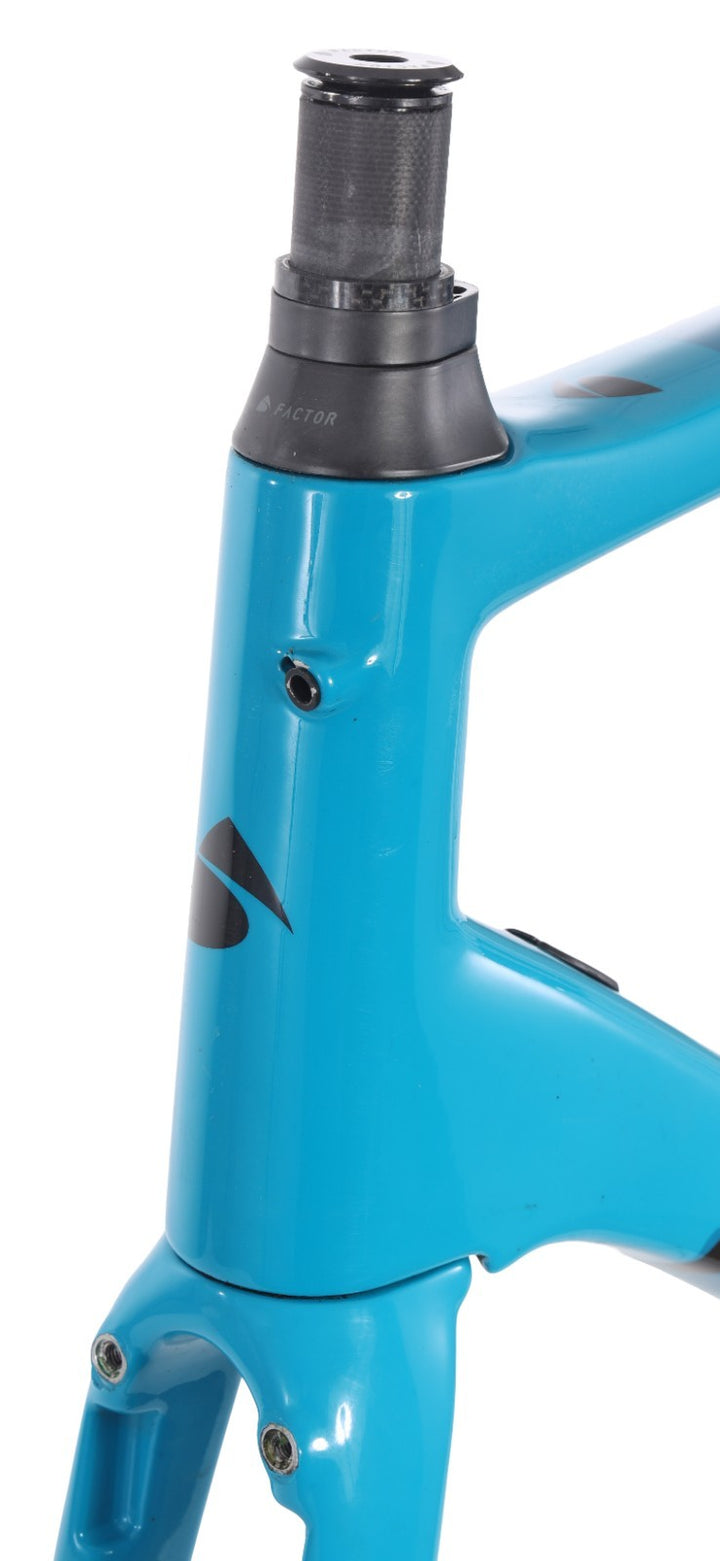 Factor O2 Carbon Road Bike Frameset 56cm Miami Blue 700c QR Rim Brake Race 2020