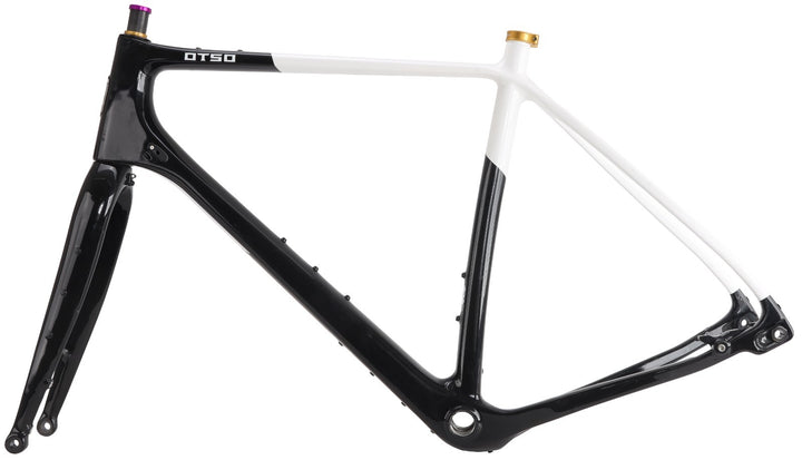 Otso Cycles Waheela C Carbon Gravel Bike Disc Frameset XL BLACK/WHITE 700c 2022
