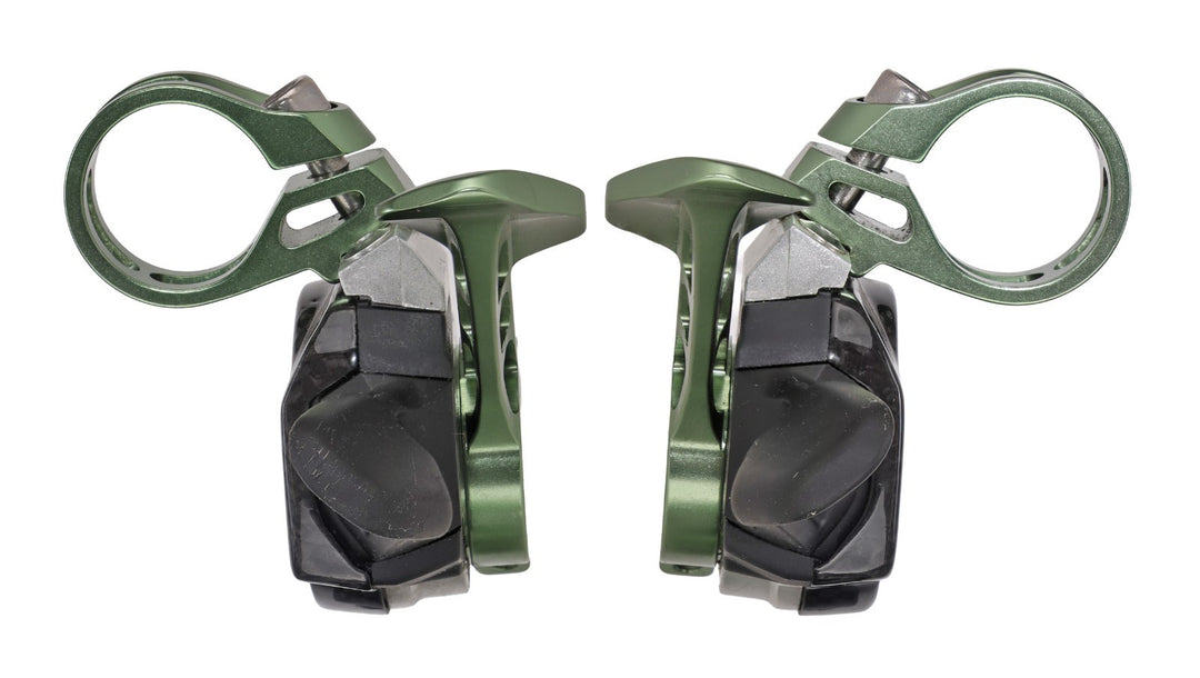 SRAM X0 3 x 9 Sp Mountain Bike Trigger Shifters + Rear Derailleur GREEN BlackBox