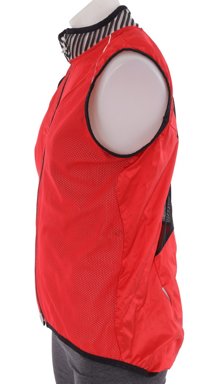 Assos Element Zero Vest Men X-LARGE Red Road Bike Cycling Fall Mountain