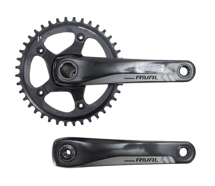 SRAM Rival 1 Wide 1 x 11 Speed Alloy Gravel Bike Crankset 170mm 40T GXP 110 BCD
