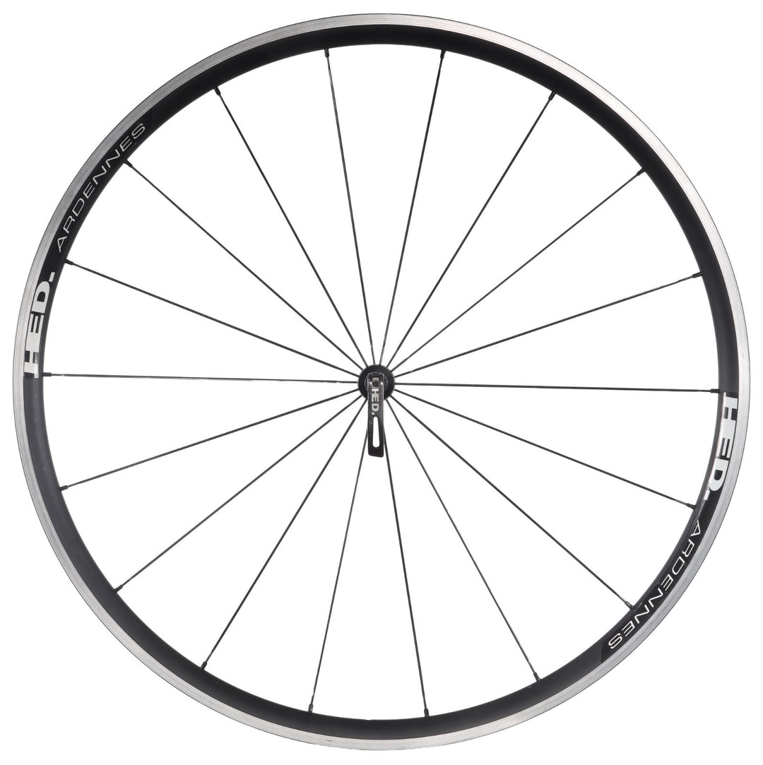 HED Ardennes Alloy Clincher Road Bike FRONT Wheel 700c QR Rim Brake Radial Race
