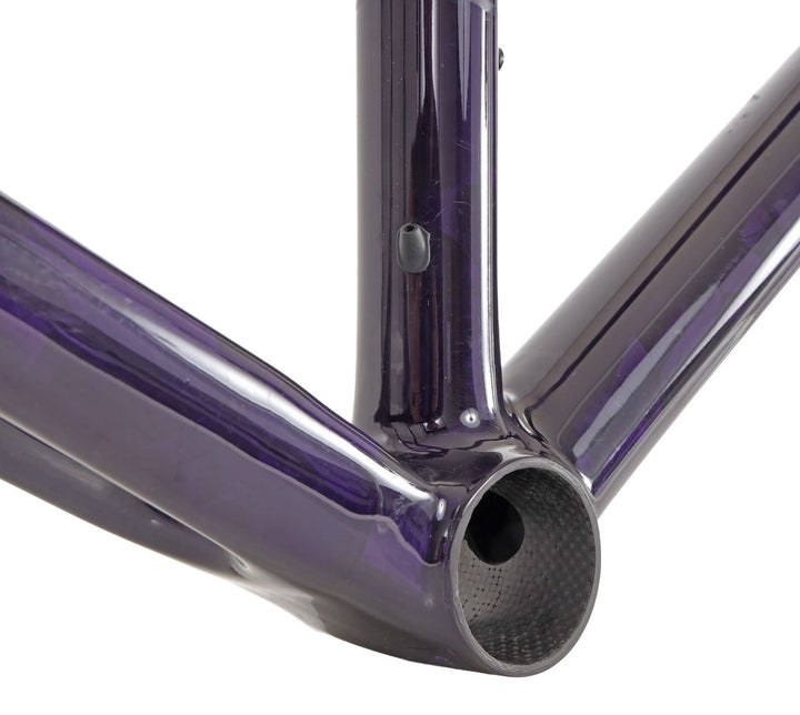 Crumpton Carbon Road Bike Frameset 49cm Custom Purple Rim Brake QR Race Di2 2015
