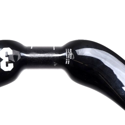 3T Scatto LTD Carbon Track Bike Drop Handlebar 31.8 x 35cm Black