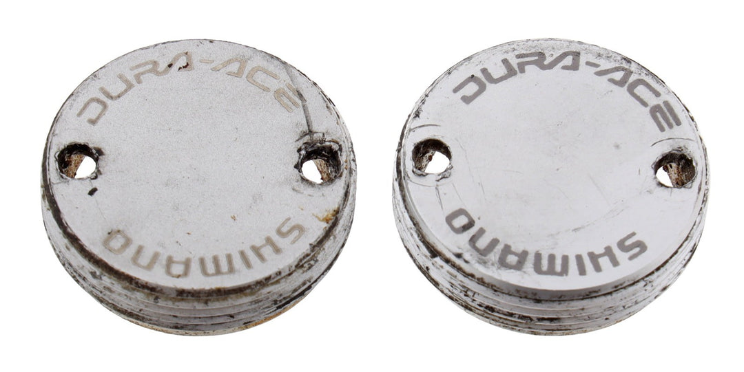 Shimano Dura-Ace Crankset Dust Caps 2-Hole Cover Vintage Cycling