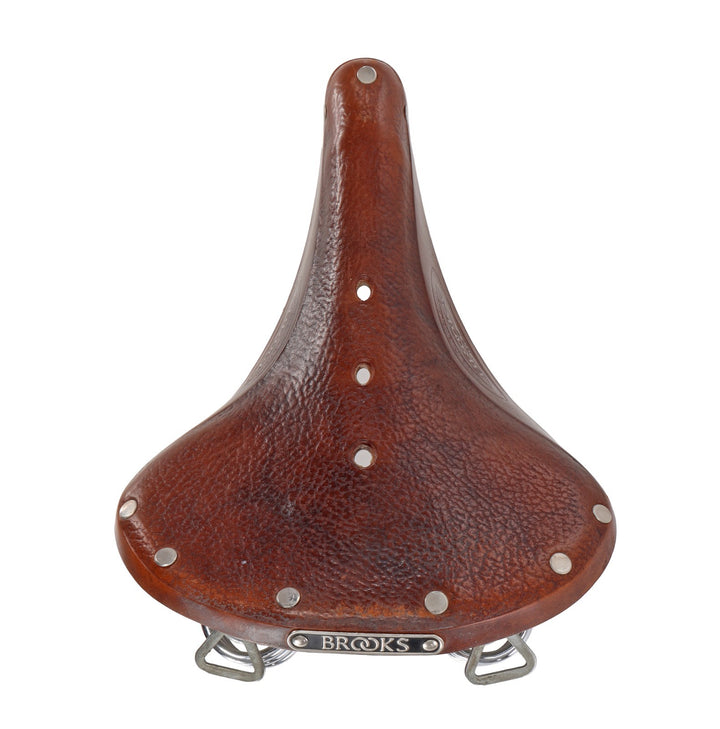 Brooks England B67 Brown Leather Touring Bike Saddle 205mm 7 x 7mm