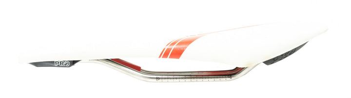 PRO Falcon Road Bike Saddle 142mm Cut Out 7 x 7mm White Gravel Mountain Shimano