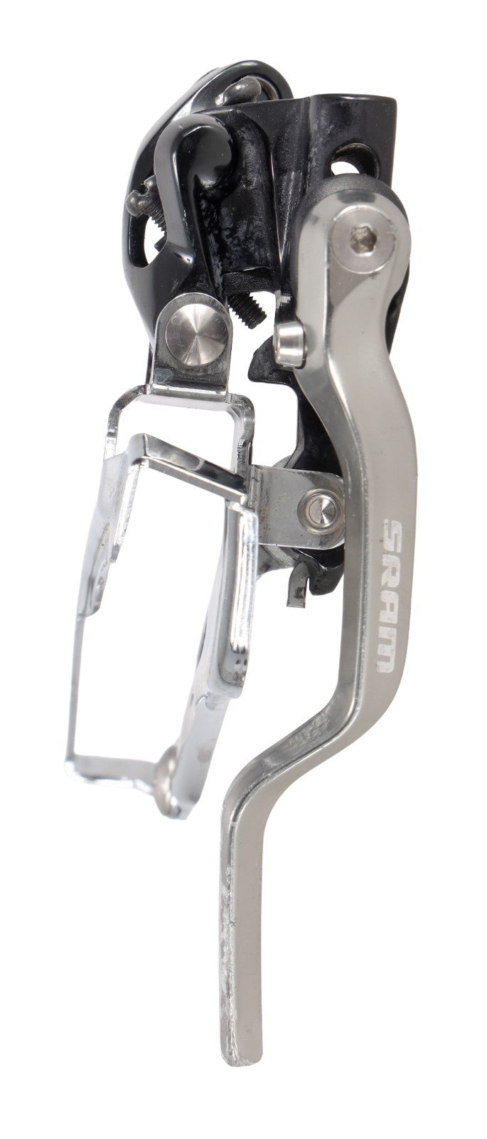 SRAM Red Yaw 2 x 10 Speed Road Bike Front Derailleur Braze-On w/ Chain Spotter