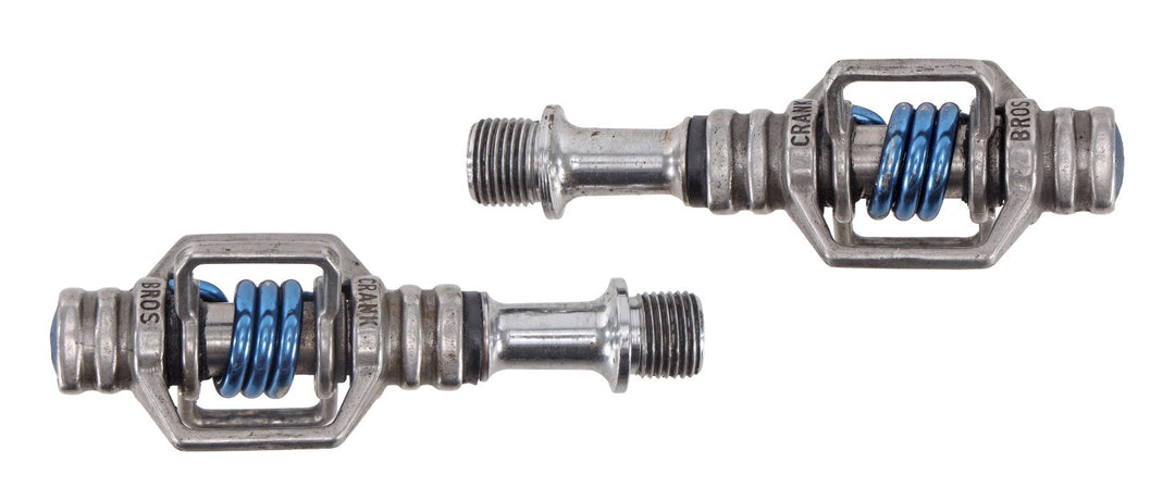crankbrothers Eggbeater SL Clipless MTN Bike Pedals 9/16" 2-Bolt Silver Blue XC