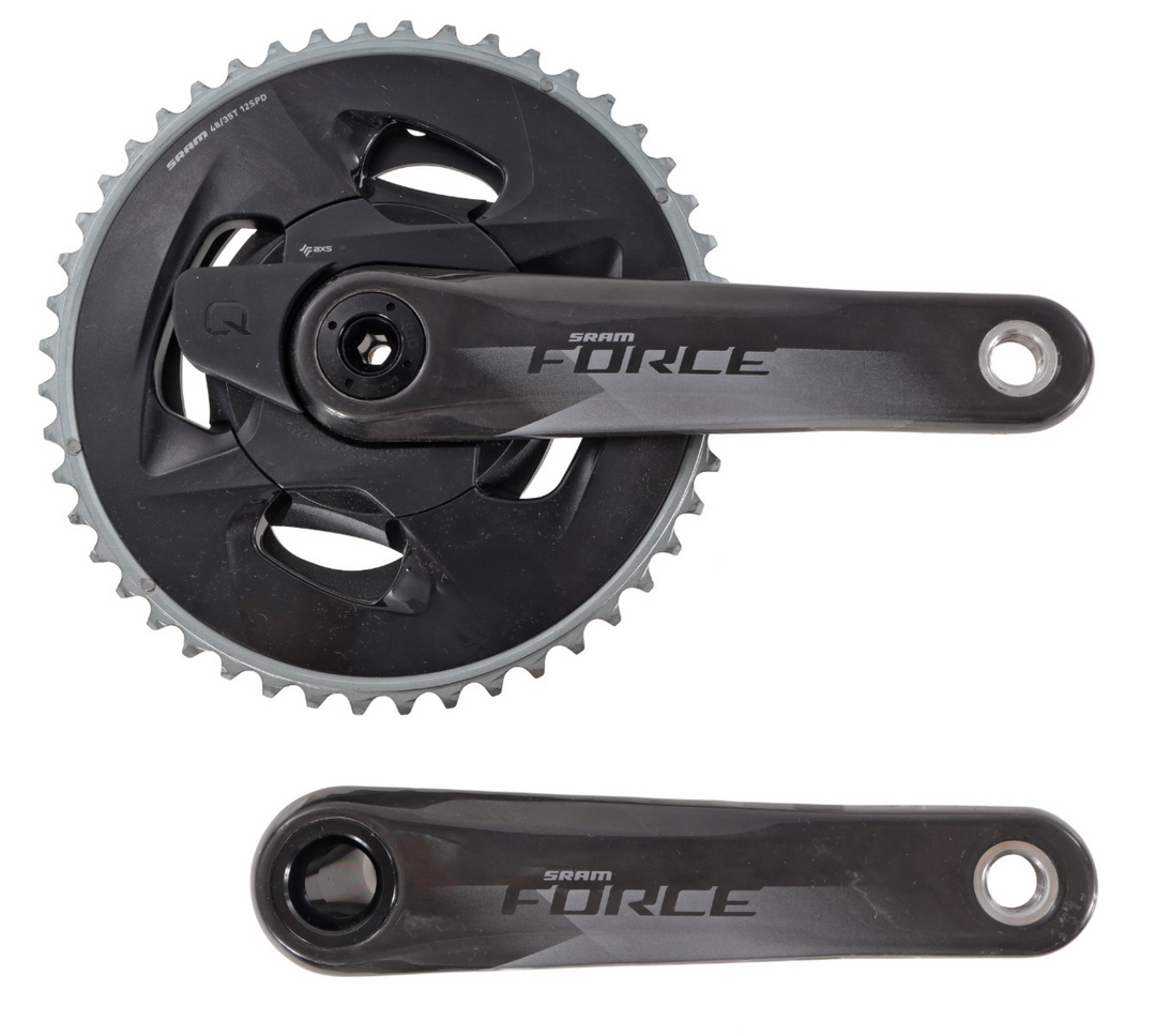 SRAM Force D1 DUB AXS 2x 12s Power Meter Crankset 48/35T Quarq 170mm Gravel Bike