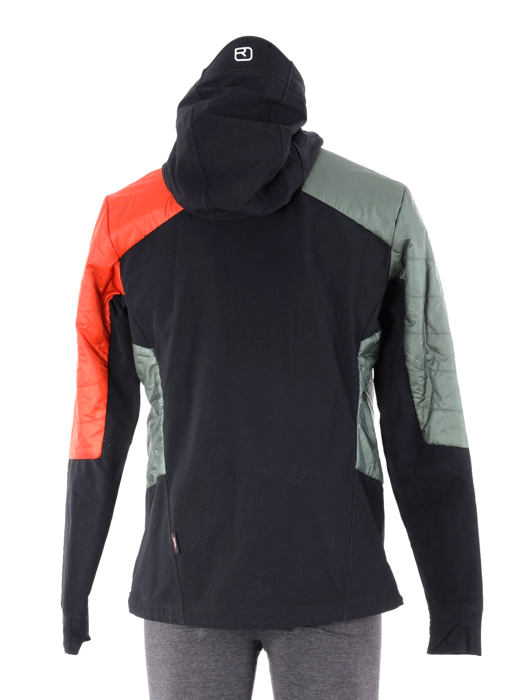 Ortovox SwissWool Piz Palu Jacket Men MEDIUM Green Hood Winter Ski Tour Hiking