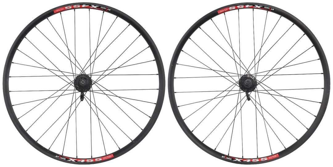 DT Swiss X 445 Alloy 26” Clincher Mtn Bike Wheelset 6B Disc Shimano 10 Spd QR