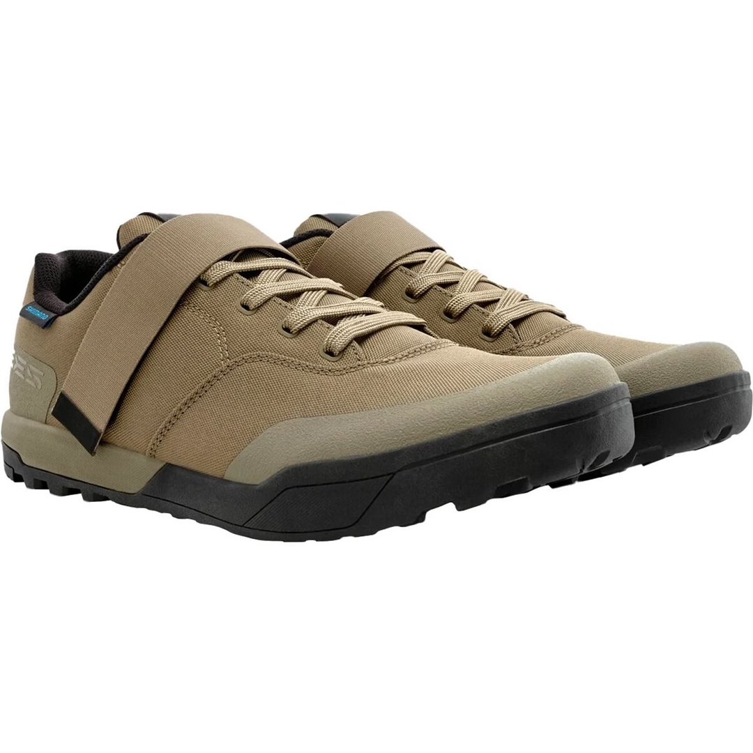 Shimano GE5 Trail Bike Shoes EU 43 US Men 9 2-Bolt Lace Up SAND BEIGE E-Bike
