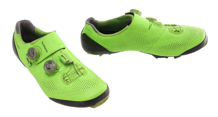 Shimano S-Phyre XC901 Carbon Mountain Bike Shoes EU 43 US 8.9 Neon Green XC9 BOA