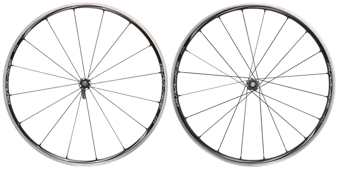 Shimano Dura-Ace WH-R9000 C24 11 Spd Carbon Clincher Road Bike Wheelset 700c Rim