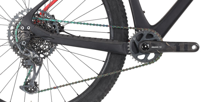 Spot Rocker Geared 29" Carbon Hardtail Mtn Bike 1x 11 Spd LG BLACK Fox SRAM 2023