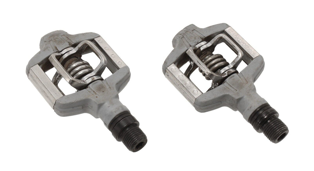 Crankbrothers Candy C Clipless Mountain Bike Pedals CrMo 9/16" Grey 2 Bolt Gravl