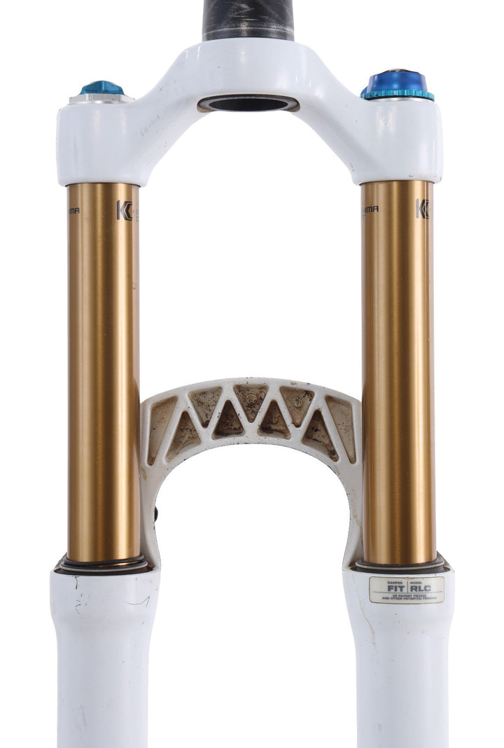 Fox RLC Factory 32 Mtn Bike Fork 26" 160mm FIT 2 Pos WHITE 15QRx 100mm Kashima