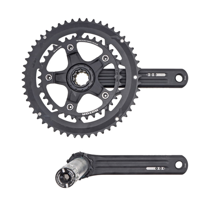 ROTOR 3D30 2x 11 Spd Alloy 52/36T Gravel Bike Crankset 175mm noQ 110BCD w/ BB