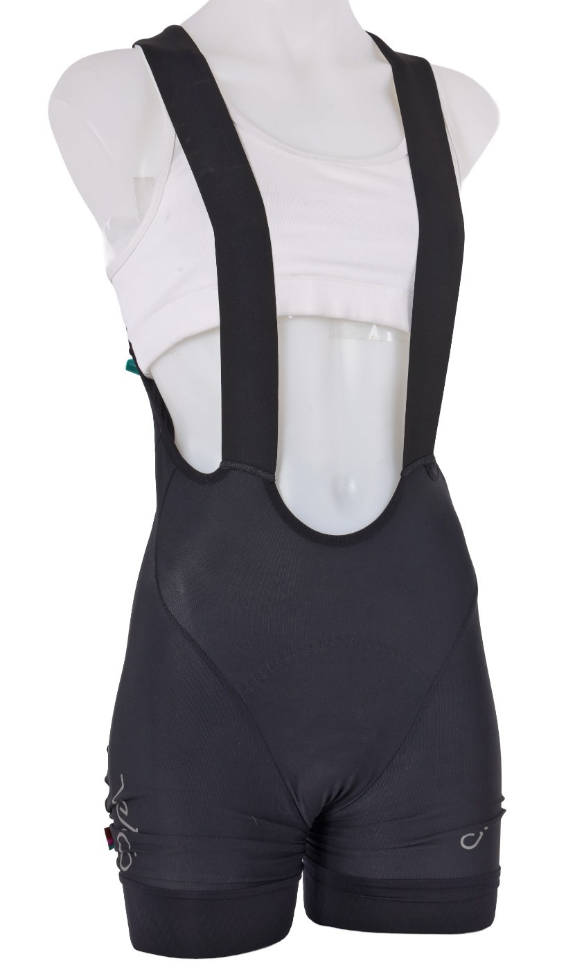 Velocio Concept Bib Shorts Women MEDIUM Black Road Bike Gravel Mountain Cycling