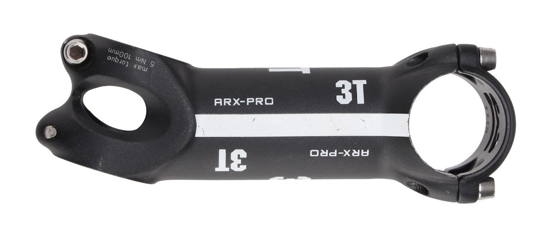 3T ARX-PRO Alloy Road Bike Stem 31.8 x 100mm 17º BLACK 1 1/8" Gravel