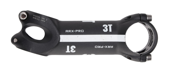 3T ARX-PRO Alloy Road Bike Stem 31.8 x 100mm 17º BLACK 1 1/8" Gravel