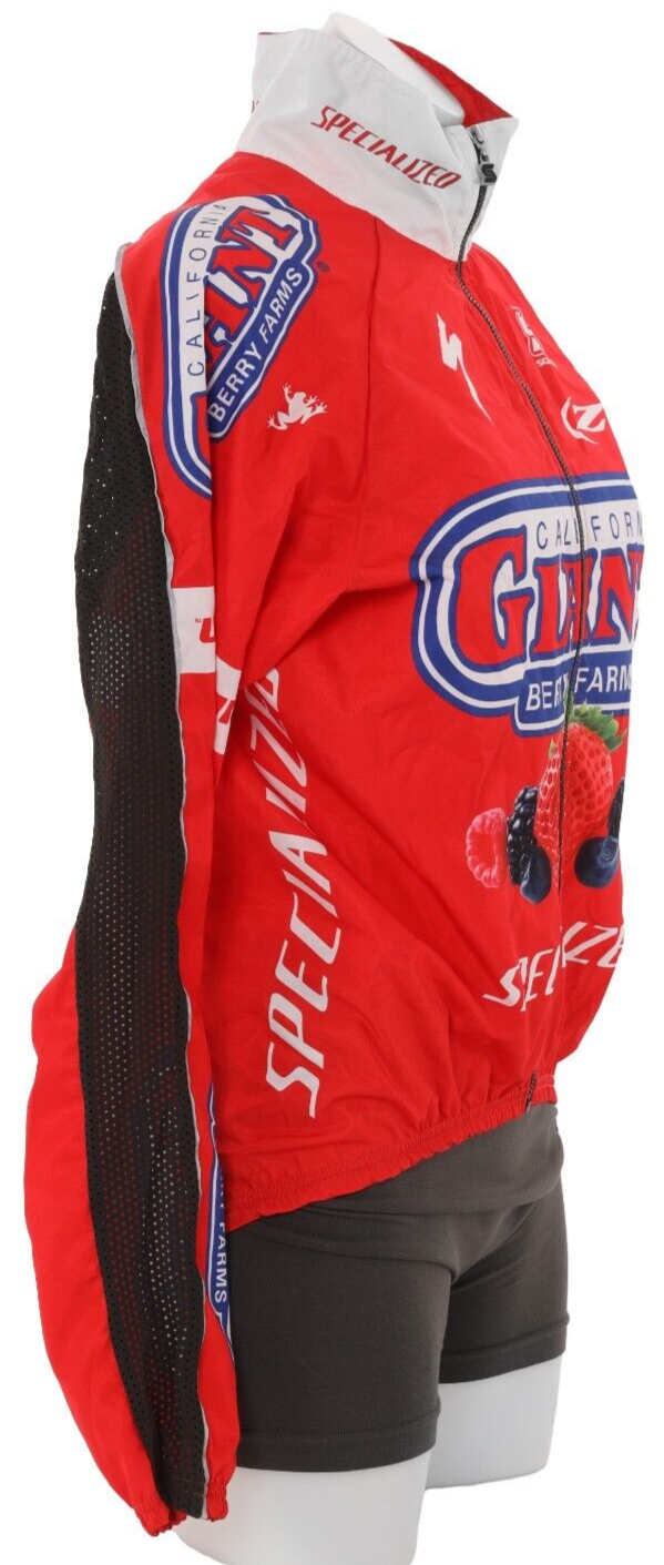 Squadra California Giant Berry Farms Short Slv Cycling Kit Women MEDIUM Jacket