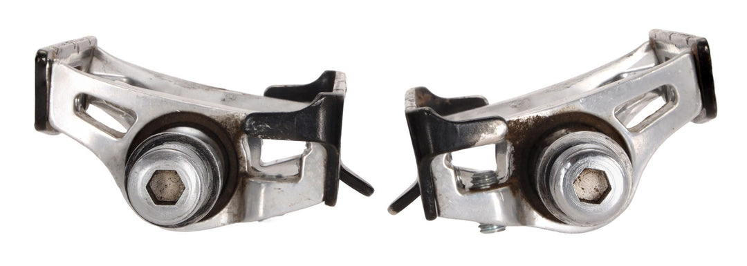 Suntour Cyclone Track Bike Pedals 9/16" BLACK Aluminum Road Flat Vintage