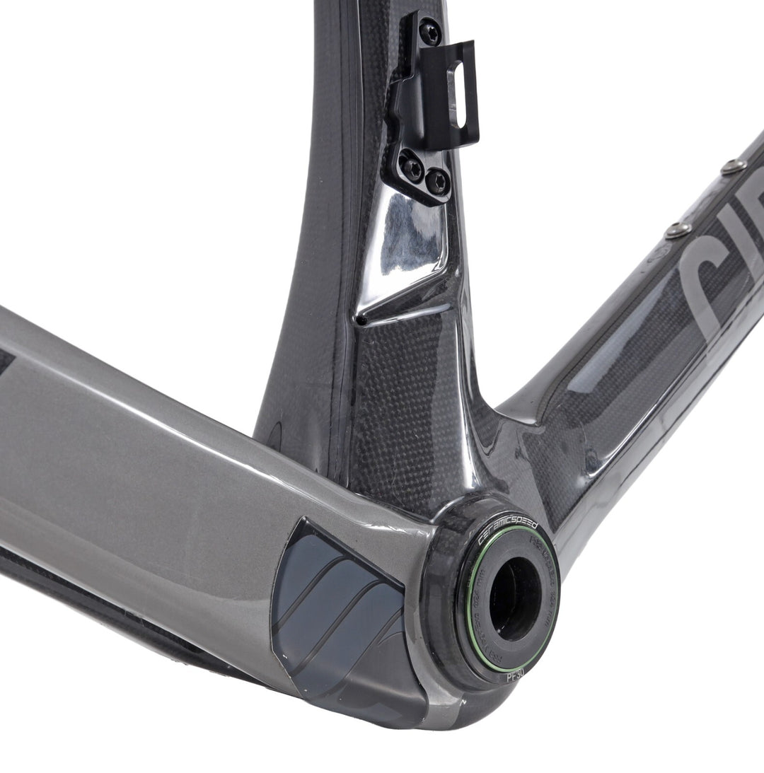 Cipollini NK1K Carbon Road Bike Frameset XL Anthracite QR Rim Direct Mount