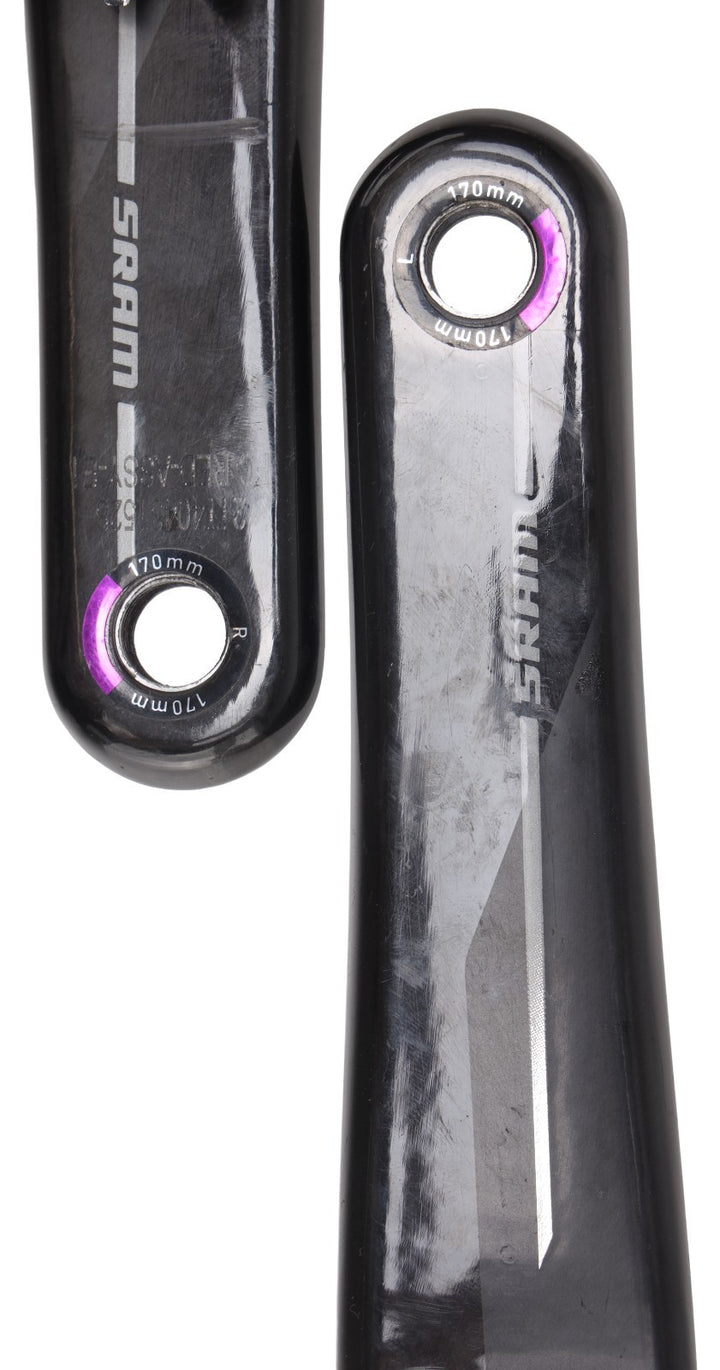 SRAM Red AXS DUB SL E1 2x 12 Spd Carbon Power Meter Crankset 170mm 46/33T Gravel