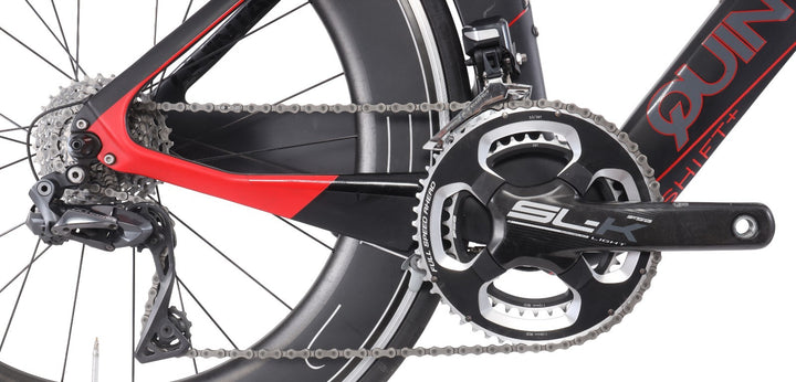 Quintana Roo PRsix Di2 2x11s Carbon Triathlon Bike 52cm Ultegra HED Jet 6/9 2016