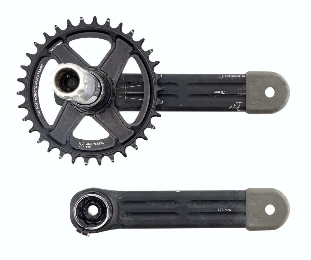 Rotor INpower Power Meter Crankset DM 175mm 34T Direct Mount Mountain Bike MTB