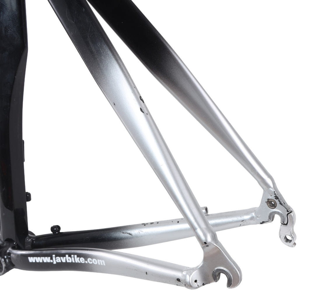 Javelin Arcole Alloy Road Triathlon TT Bike Frameset LG 57cm Black 700c Rim QR