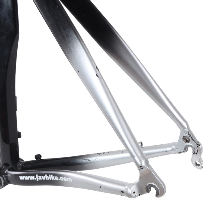 Javelin Arcole Alloy Road Triathlon TT Bike Frameset LG 57cm Black 700c Rim QR