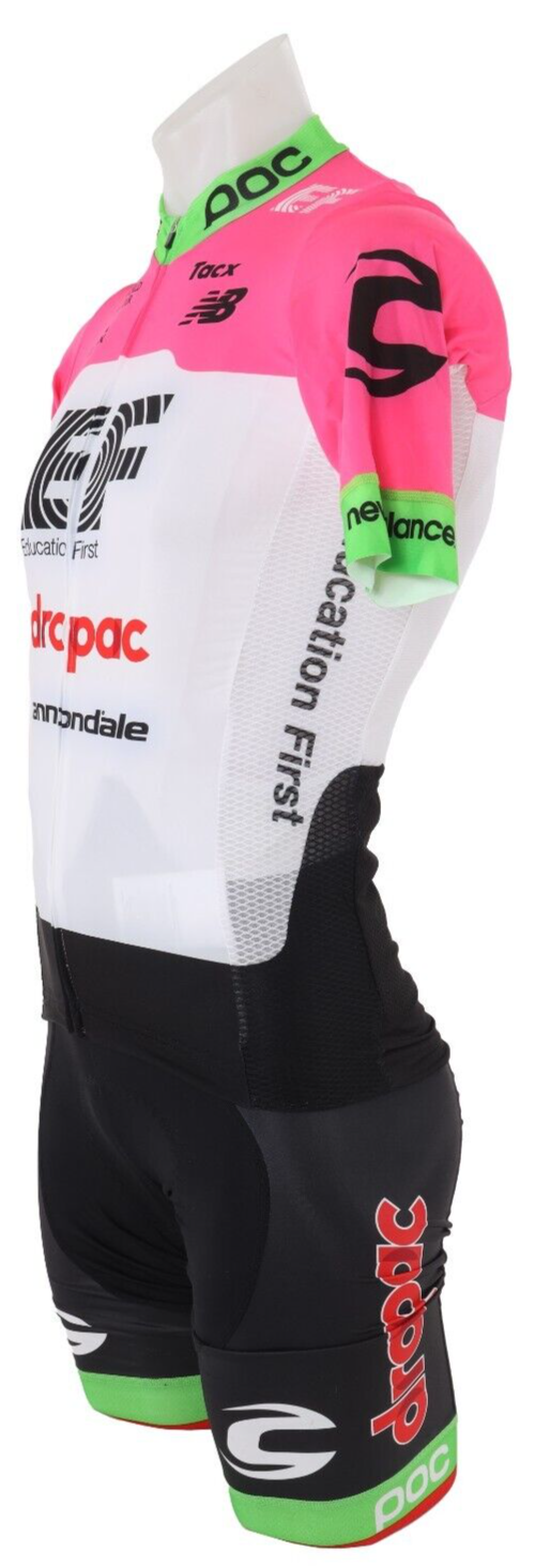 POC EF Education First Drapac Pro Cycling Short Sleeve Kit Men SIZE 3/4 + Jacket