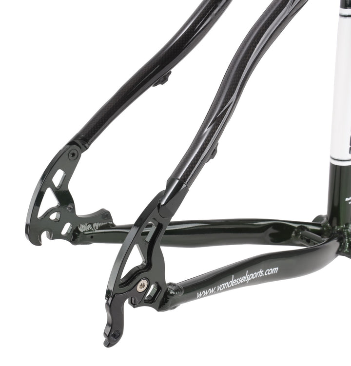 Van Dessel Jersey Devil 29er Alloy Hardtail Mtn Bike Frame XL Green Disc XC 2007