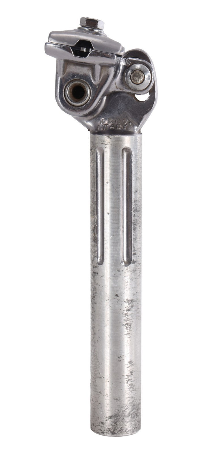 3TTT Fluted Alloy Road Bike Seatpost 27 x 200mm 15mm SB Silver Vintage