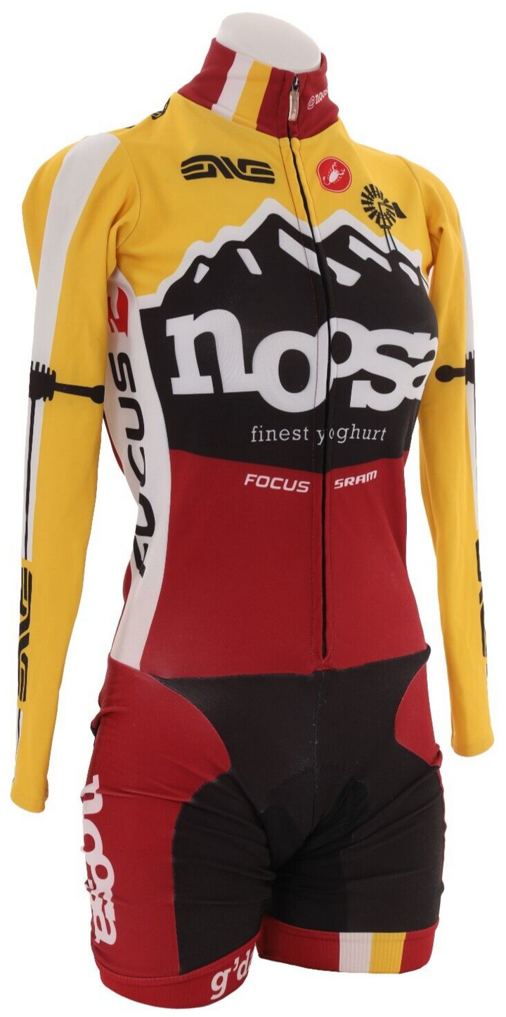 Castelli Women Noosa Pro Cyclocross Team Long Slv Skinsuit MEDIUM ENVE Bike CX