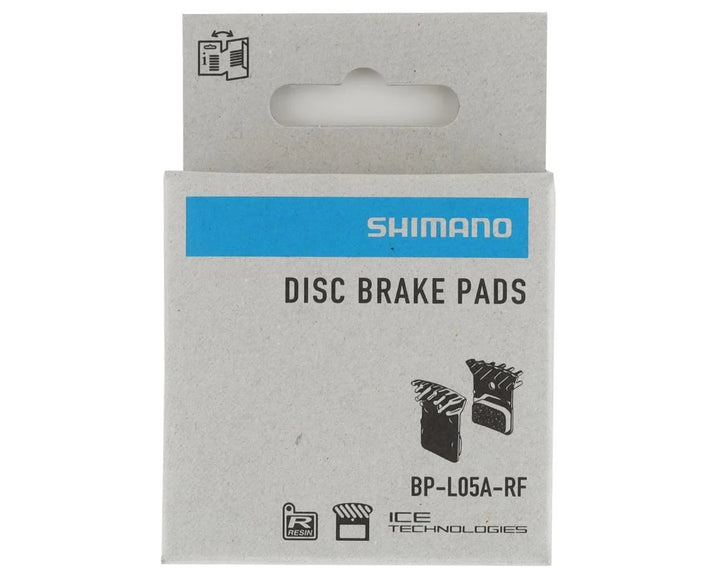 Shimano Road Bike Disc Brake Pads 2 PAIRS - 4 PADS BP-L05A-RF w/ Cooling Fins CX