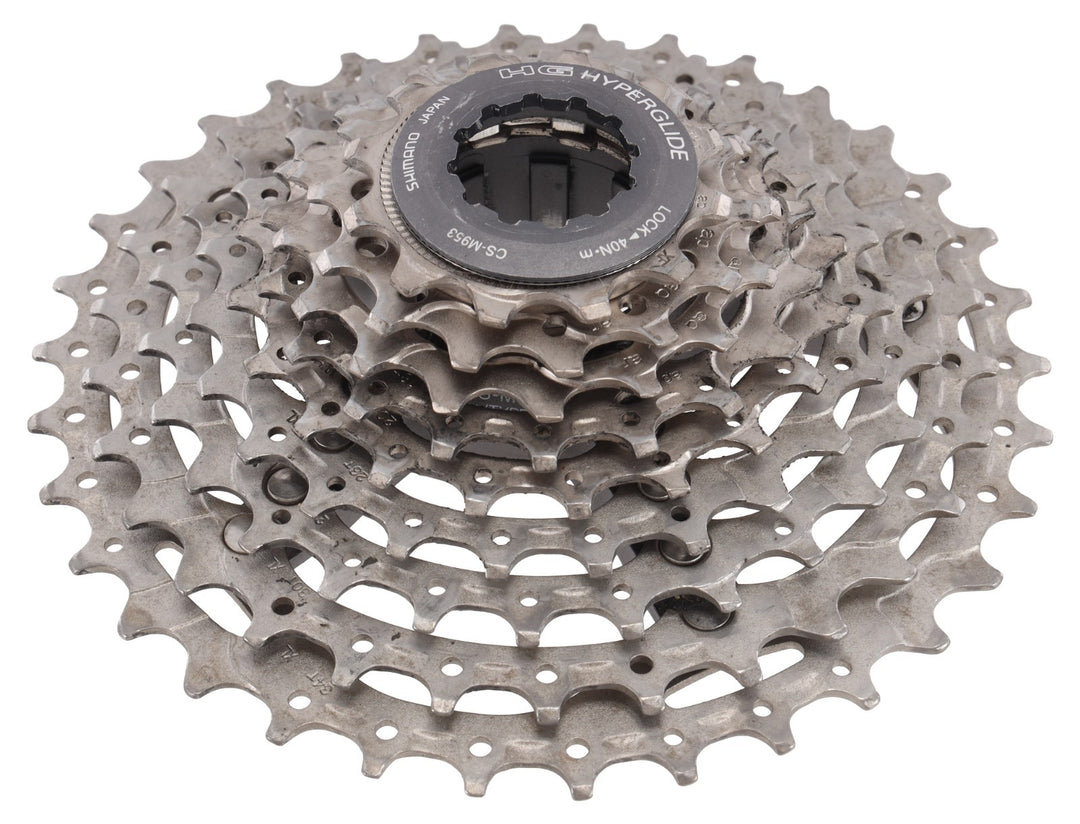 Shimano XTR CS-M953 Mountain Bike 9 Speed Cassette 12-34T Type-AP HG Titanium XC
