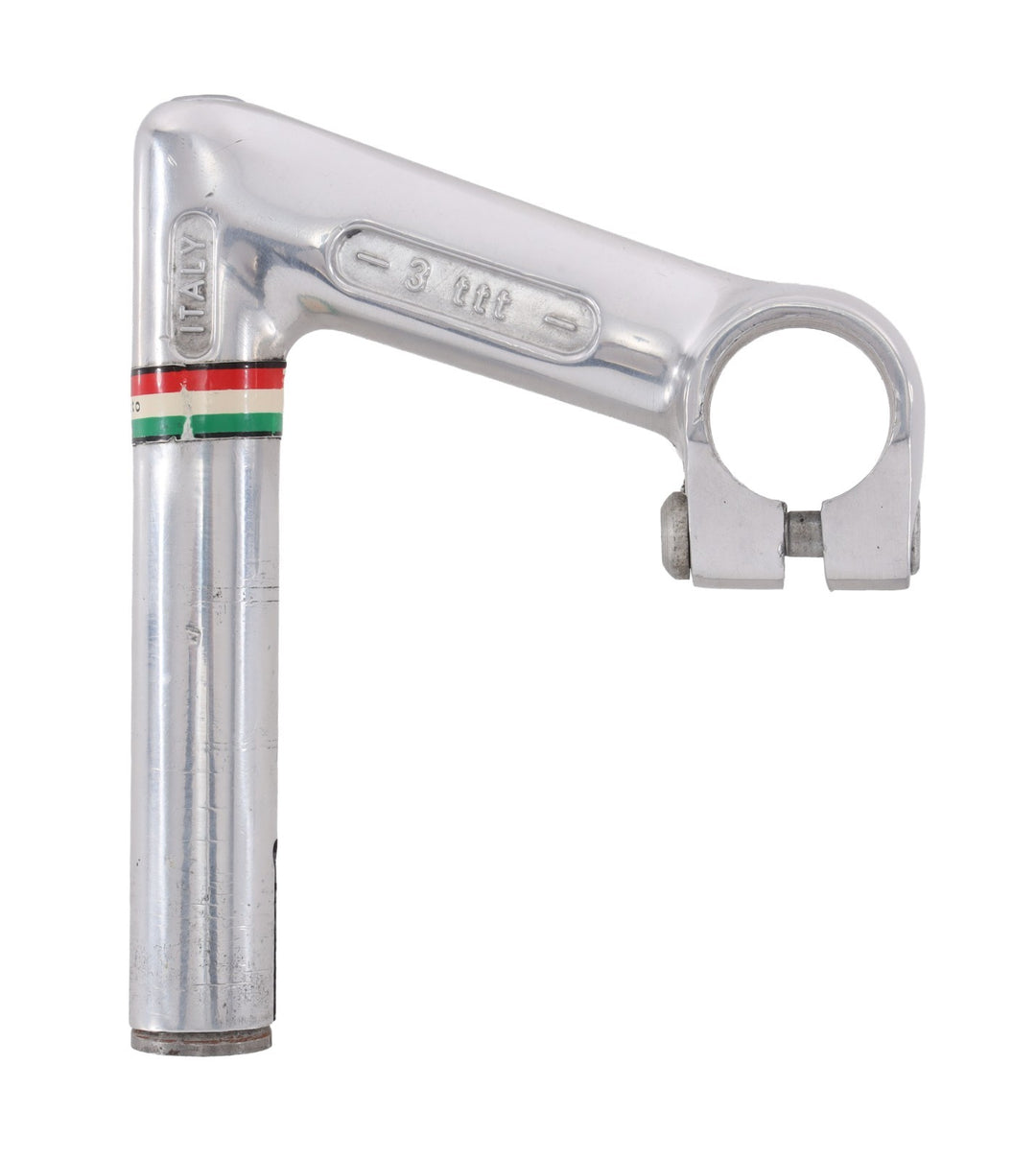 3ttt Record 1" Quill Alloy Road Bike Stem 26 x 95mm Silver Vintage Cycling 3T