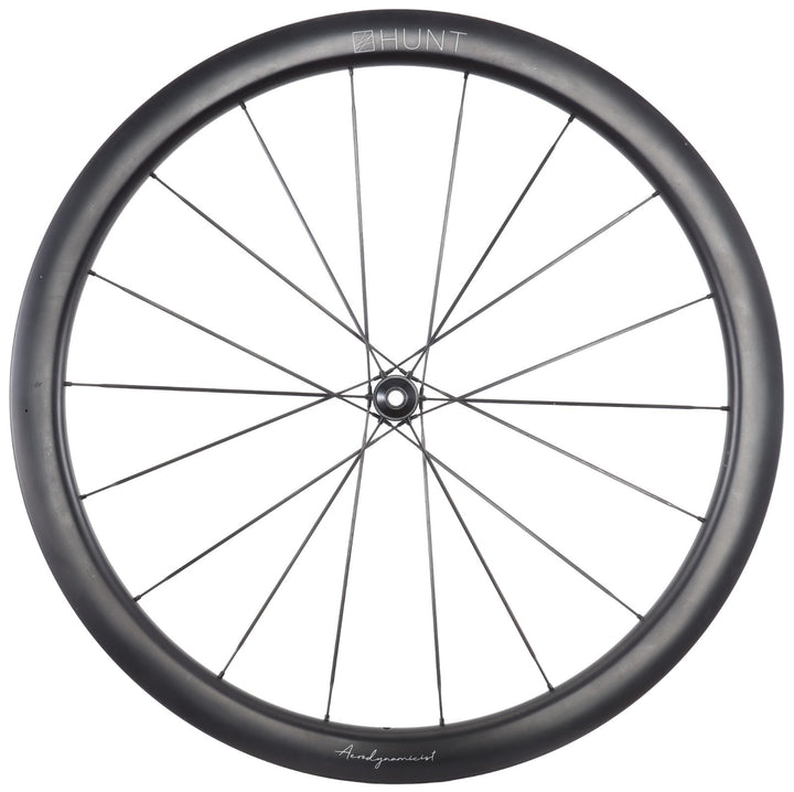 HUNT 44 Aerodynamicist UD Carbon Spoke Disc Tubeless FRONT Road Wheel 700c EZO