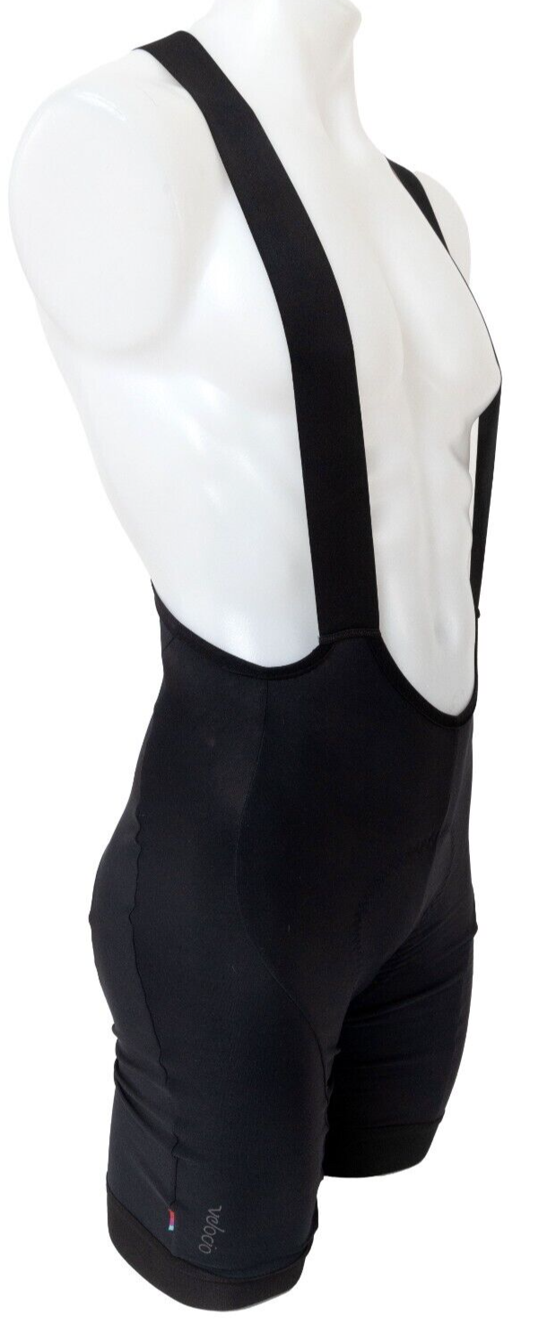 Velocio Thermal Bib Shorts Men MEDIUM Black Road Race Winter Fall Italy CX MTB