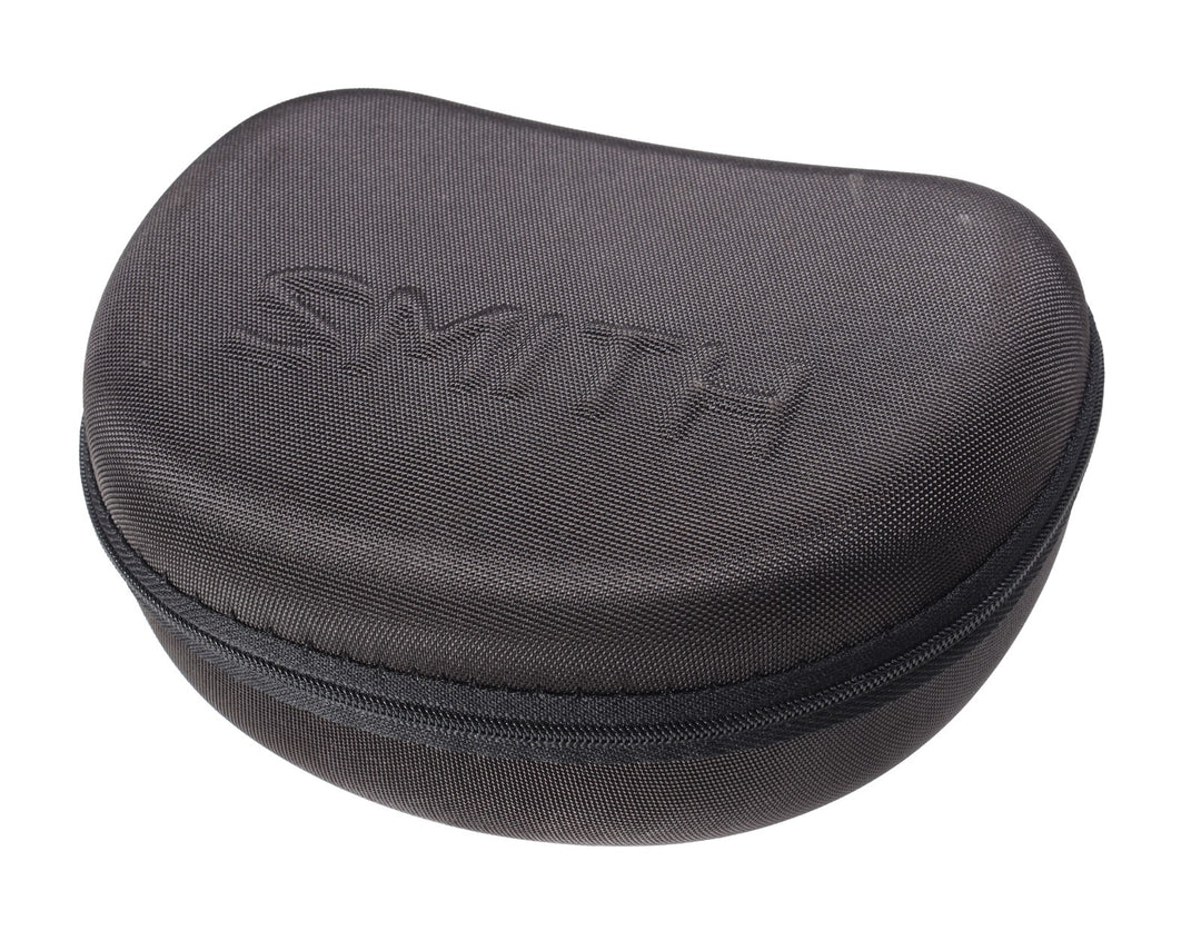 Smith Wildcat Sunglasses Matte Black Frame Clear Red Mirror Lenses