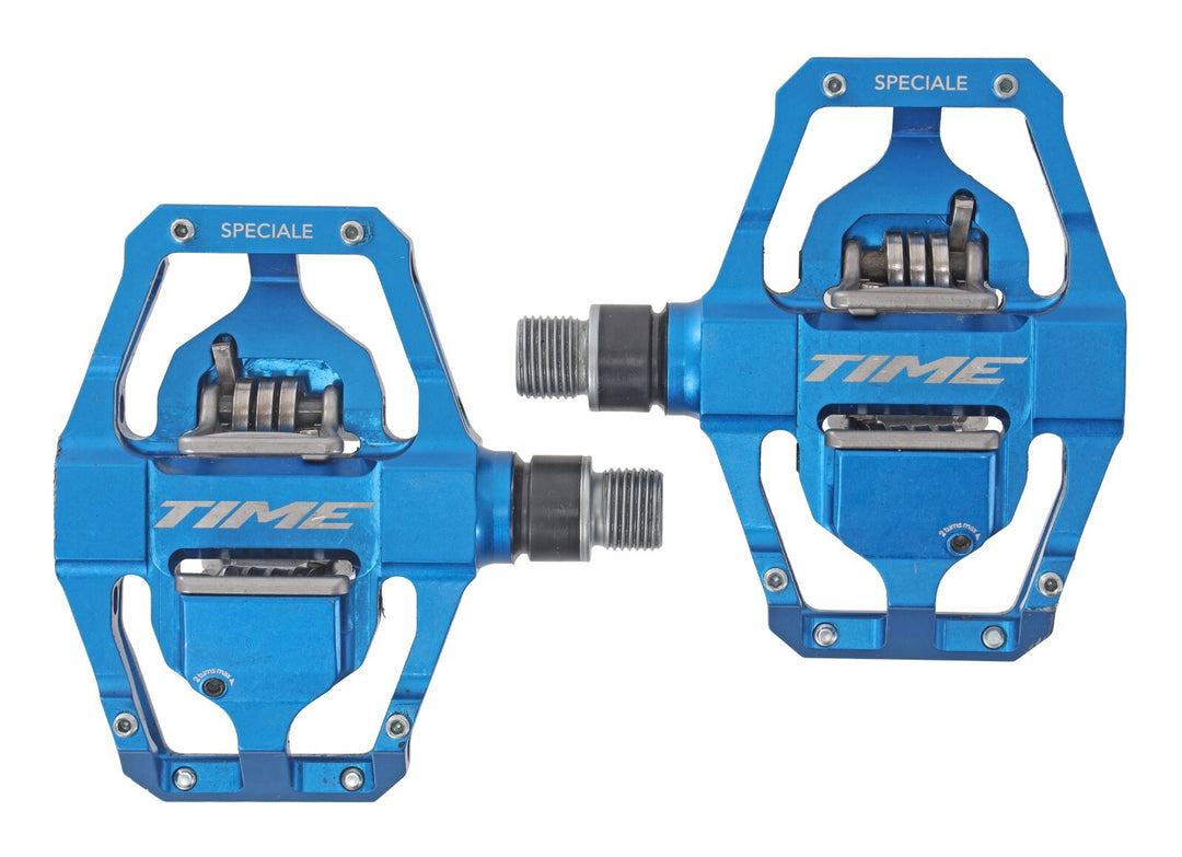 TIME Speciale 12 Enduro Alloy Mountain Bike Clipless Pedals BLUE 2-Bolt ATAC