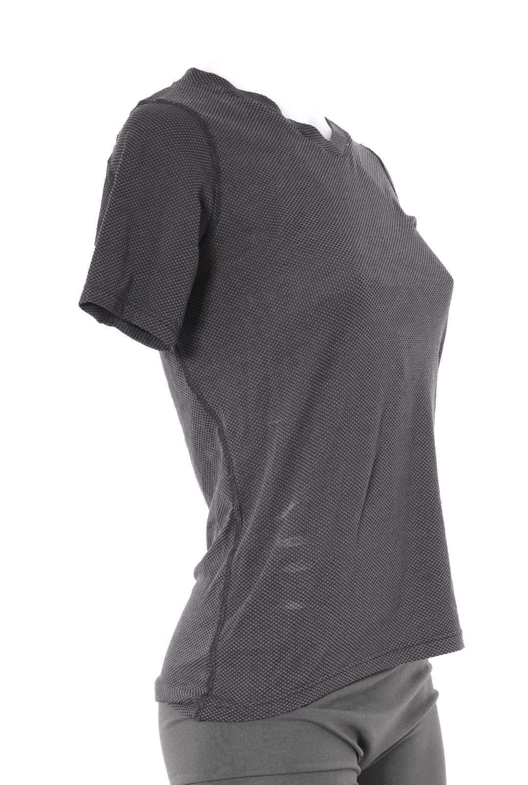 Velocio Mesh Mid-Weight SS Base Layer Women Crew SMALL Grey Road Gravel CX
